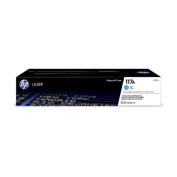 HP W2071A 117A Cyan Original Toner  1K Papers