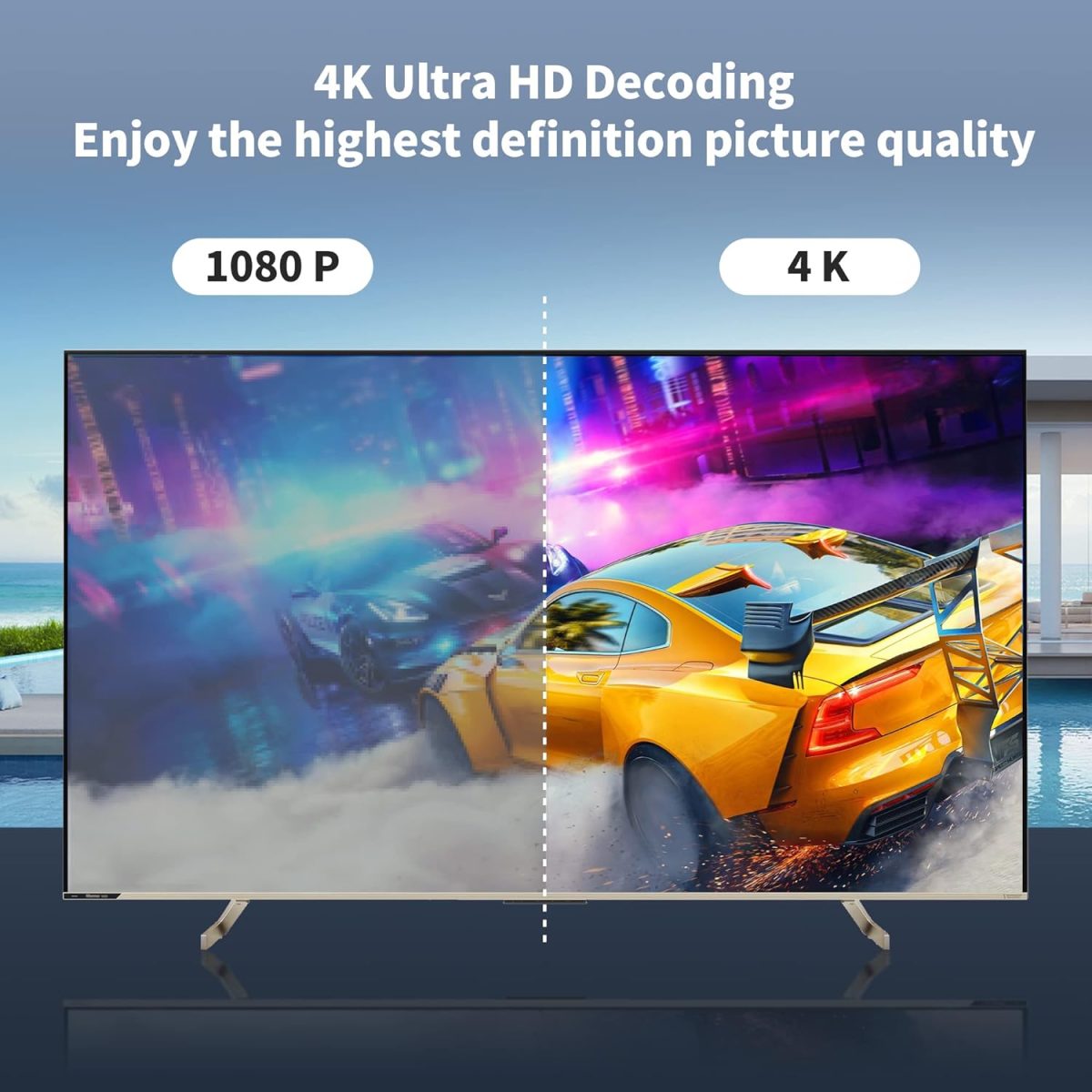 Wireless HDMI Display Dongle Adapter, Wireless Receiver, Streaming Media Video/Audio/File - Image 6