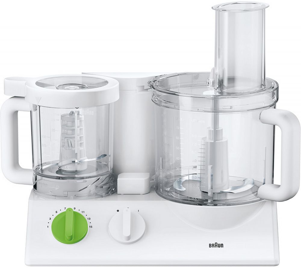 173540 Braun Food Processor 3202-FX3030 White – 600W, Smart Bowl System & Pre-Set Speeds - Image 1