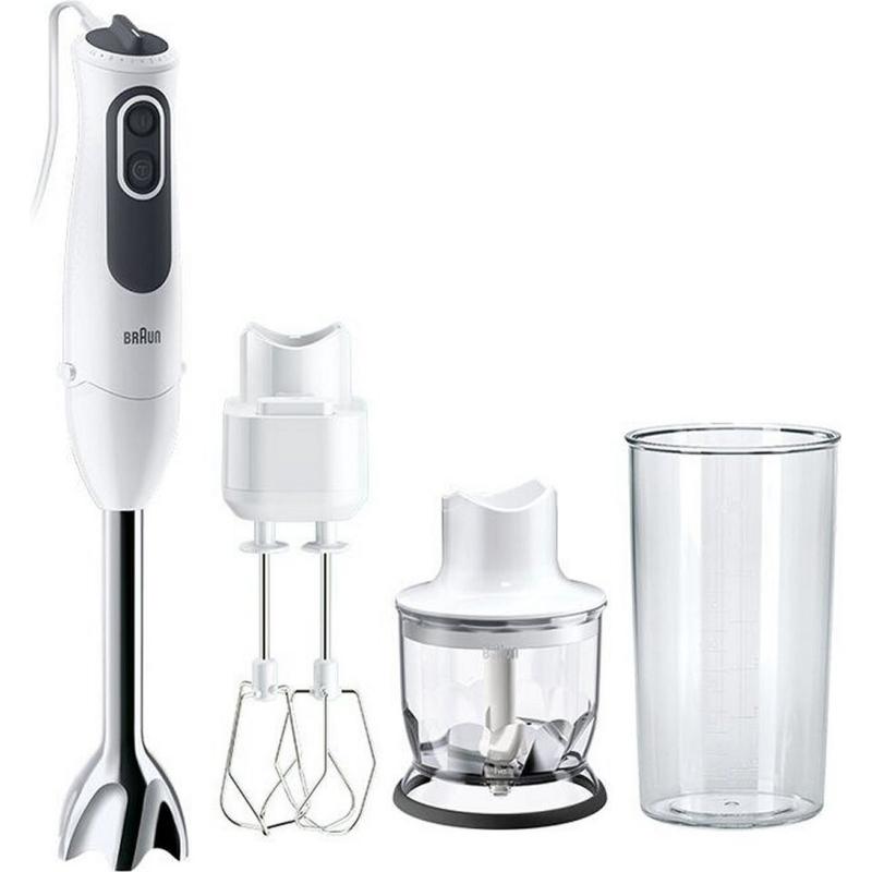 270895.jpg Braun MultiQuick 3 Vario Hand Blender MQ3125B White INT – 750W with 11-Speed Control, Chopper & Beater - Image 1