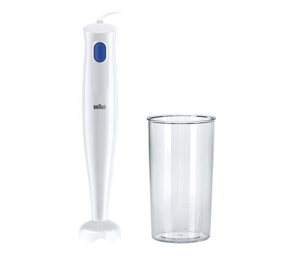 Braun MultiQuick 1 Hand Blender MQ10.000 White INT – 450W, One-Speed with Stainless Steel Blade