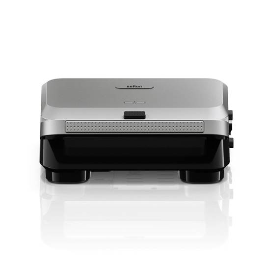 284268 Braun SnackMaker 5 SM5005 Silver INT – 800W with Waffle & Sandwich Plates - Image 1