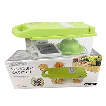 Vegetable Chopper - Multifunctional Duty Vegetable Slicer with container