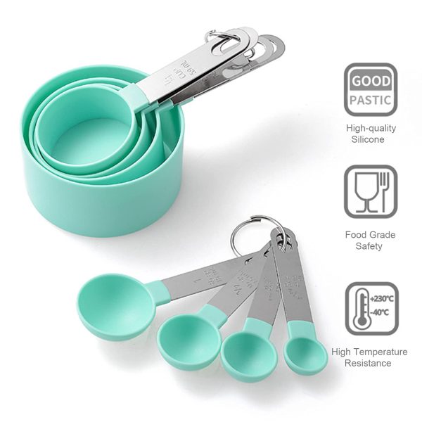 8PCS Measuring Spoons Measuring Cups