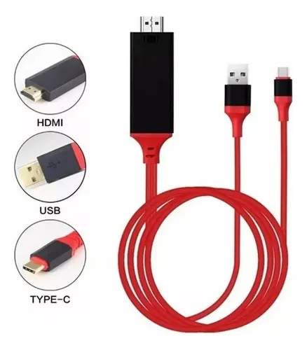 Cable Hdmi Usb Tipo C Cable Usb-C A Hdmi Mm121 Blanco