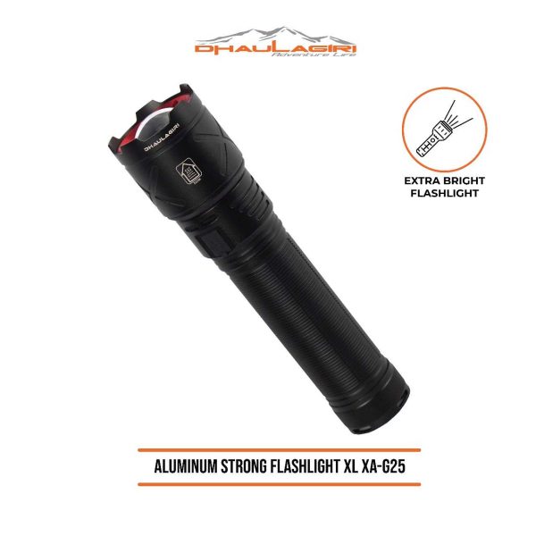 Dhaulagiri Aluminum Strong Flashlight XL XA-G25 / Multifunctional Flashlight