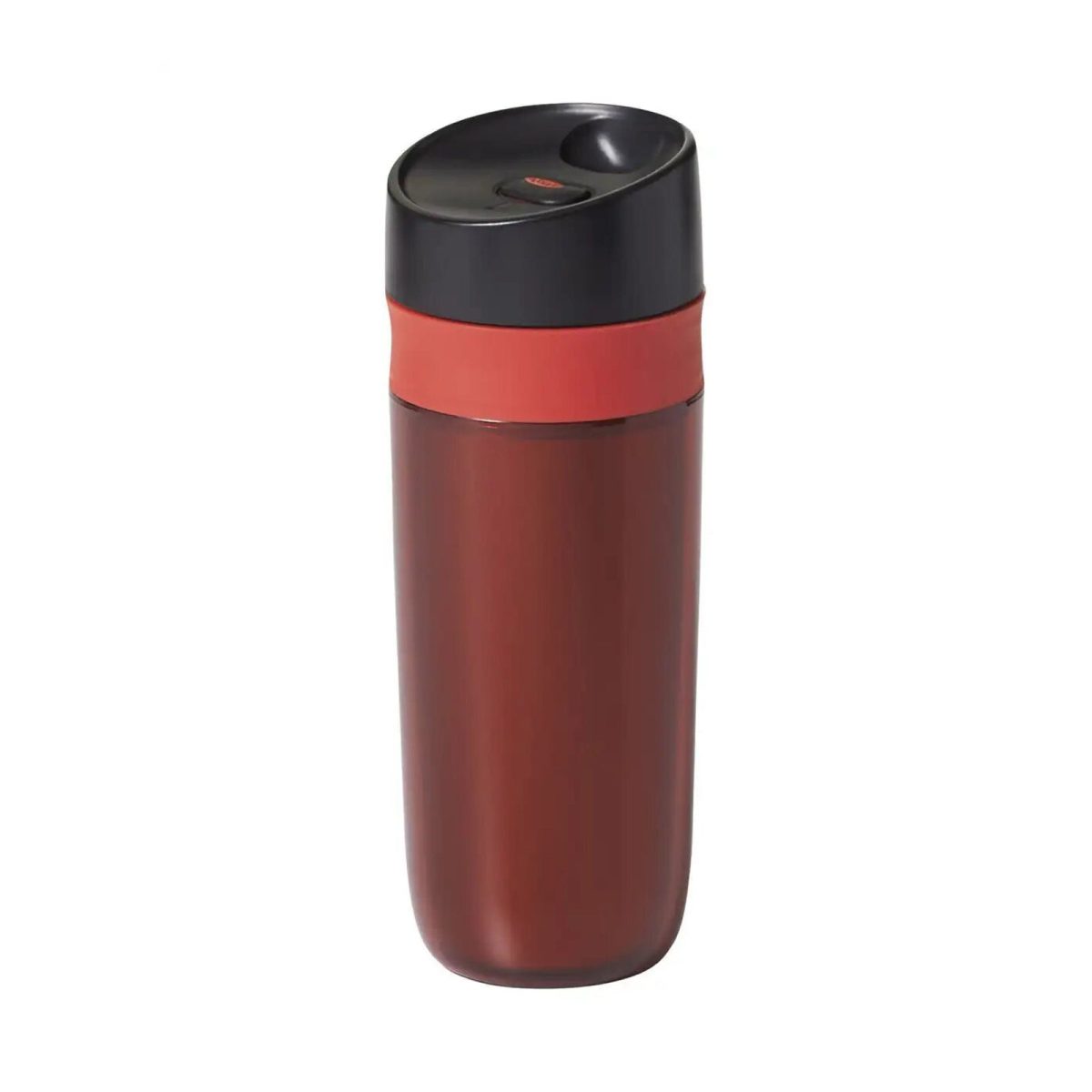 11148400.jpg Oxo Double Wall Travel Mug - 15Oz - Red - Image 1