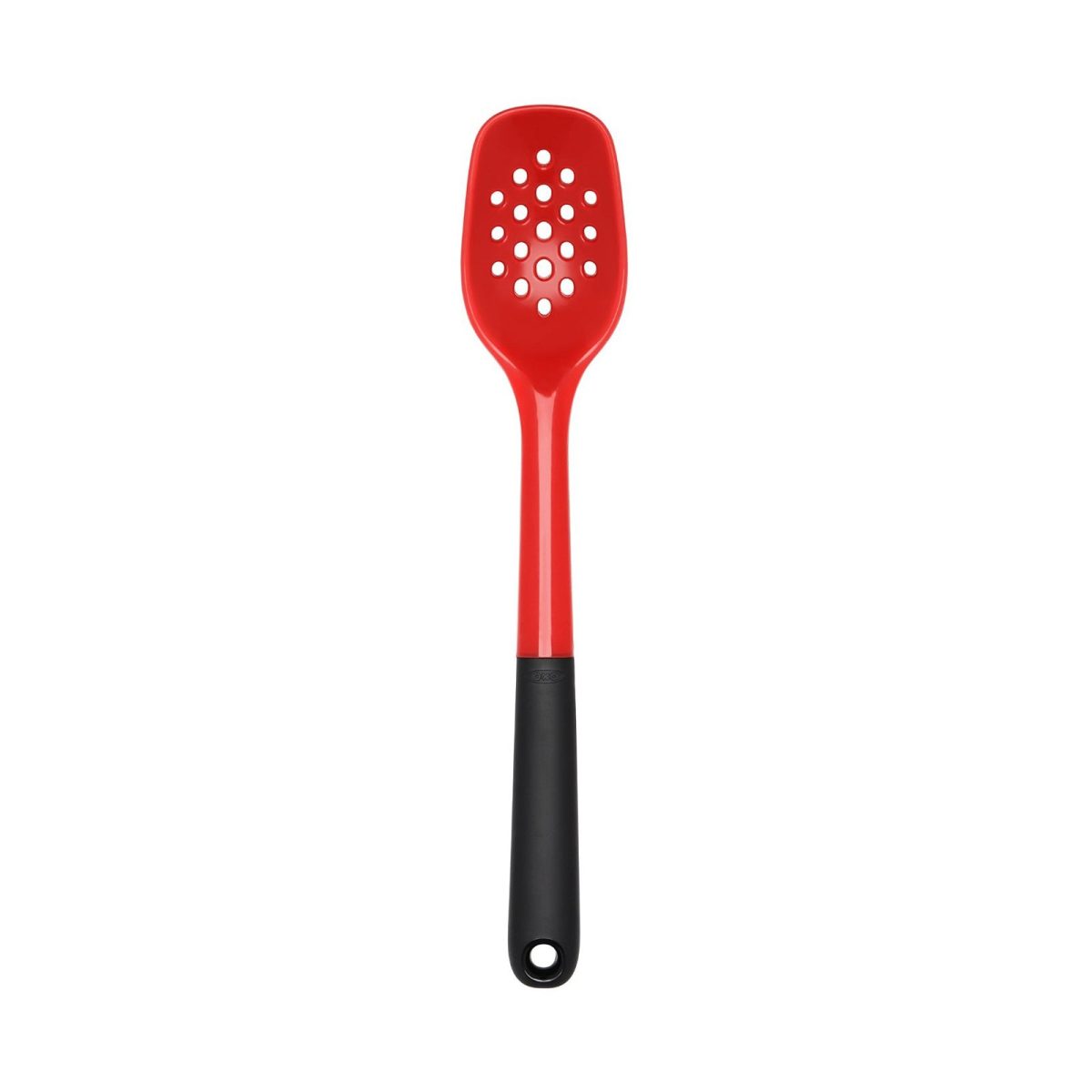 11181900.jpg Oxo Silicone Slotted Spoon - Red - Image 1