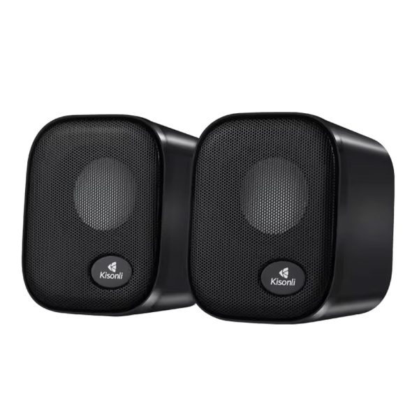 Kisonli Speakers KS-10, AUX, 2x3W, Black