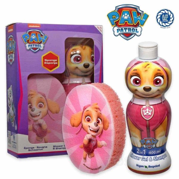 Disney Paw Patrol Girl Gift Set (Shower Gel 400ml + Sponge)