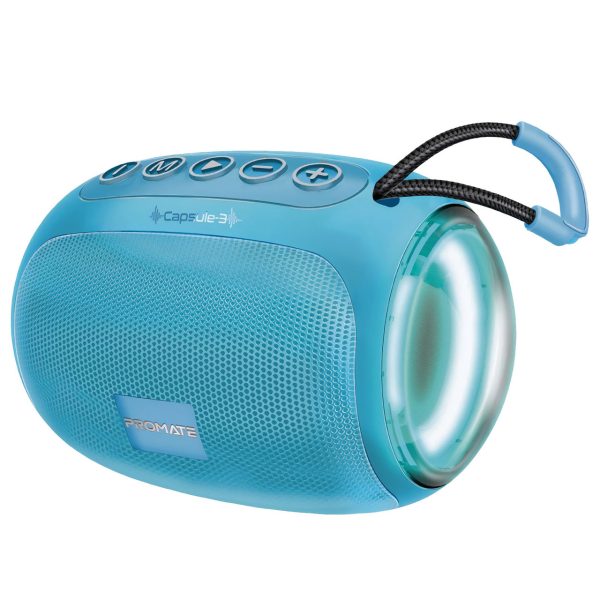 Promate  Lumiflux High-Definition Wireless Speaker - Blue