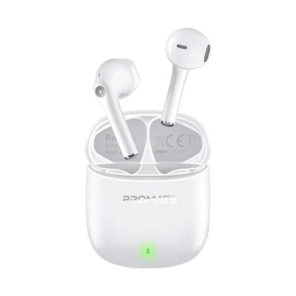 Promate  High-D Enc Tws Wireless Earbuds With Intellitouch Wh