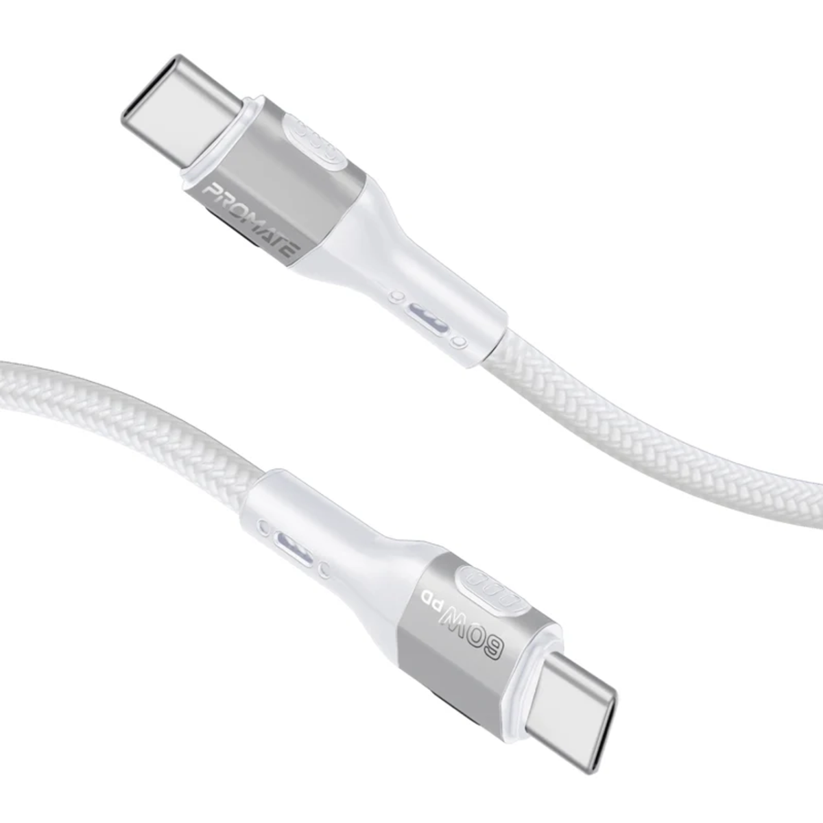 Layer_1_3__39665.1759474517.png Promate Tough-Built 60W Power Delivery Usb-C Cable - Image 1