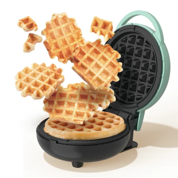 Nutricook Mini Waffle Maker 350-400 Watt – Beige, Nc-wm100bg