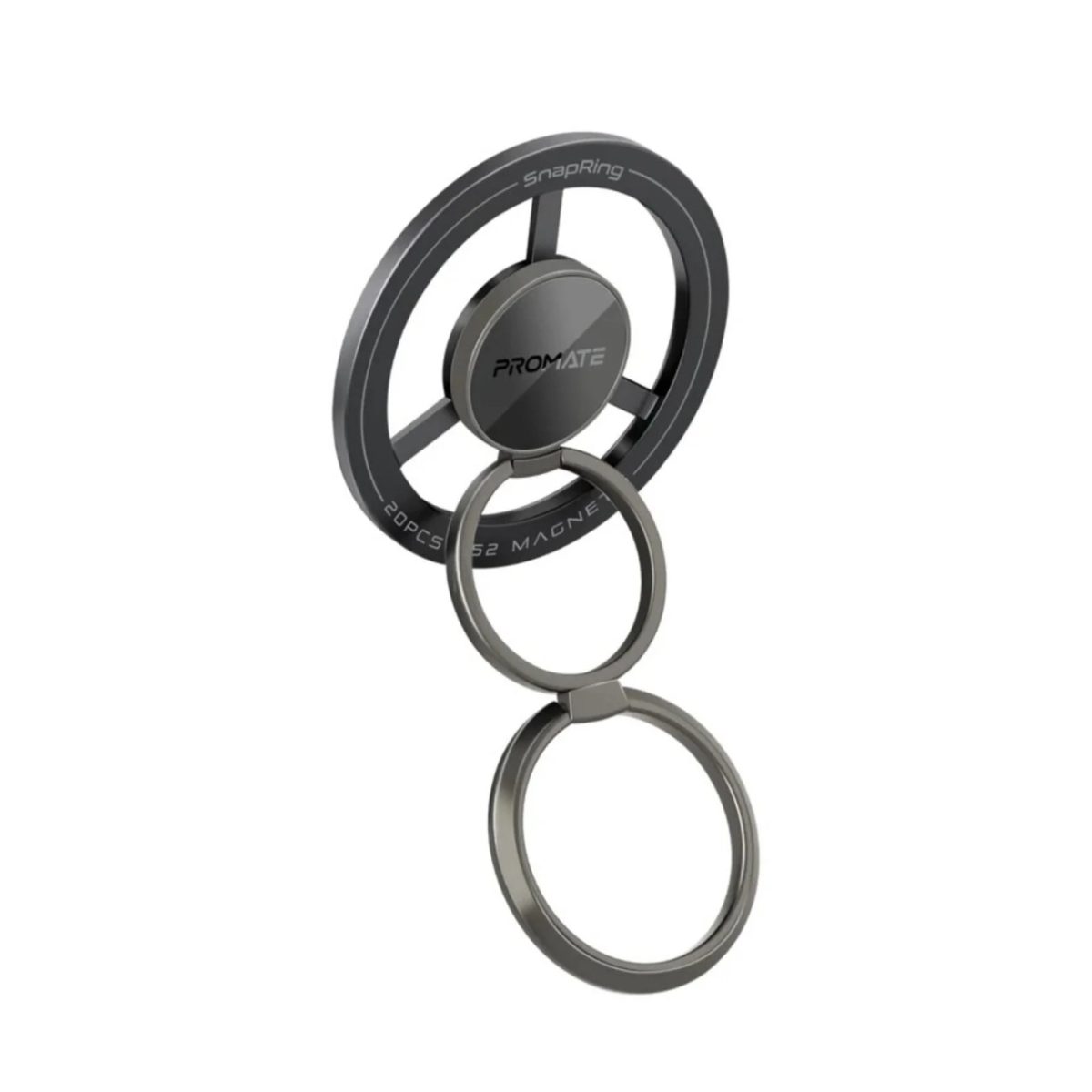 SNAPRING_1__17195.1753692409.jpg Promate 360 Rotating Magnetic Smartphone Ring Holder - Image 1