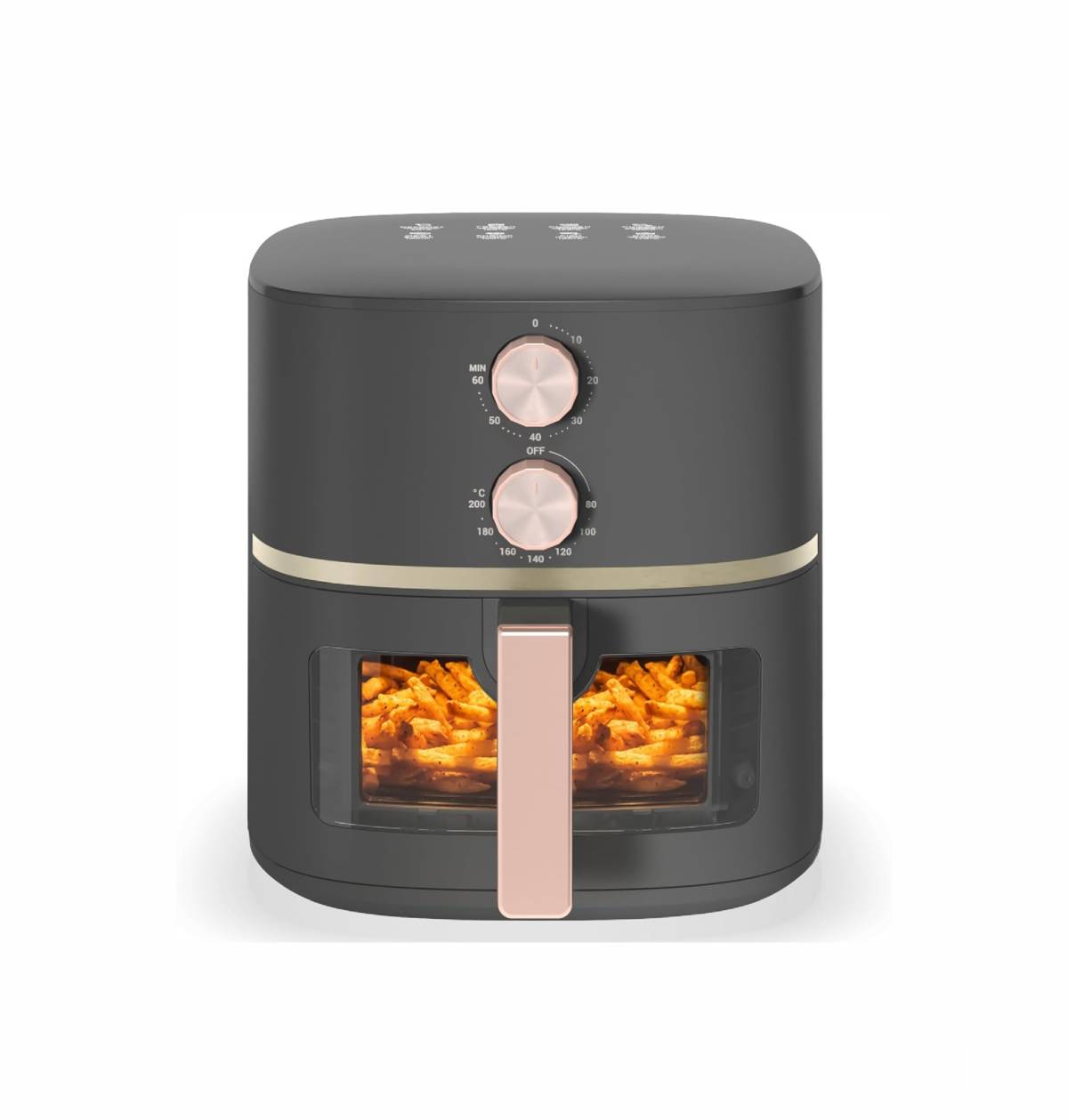 UHO8lcKXt2YwfP0ZngYe.jpg Nutricook Air Fryer Essentials Manual, 5.2l, 1500w - Classic Vision, Nc-afe152m-rg - Image 1