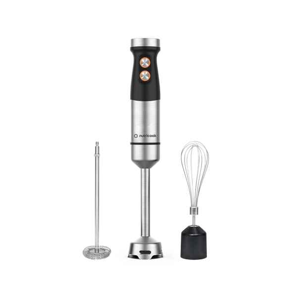 Nutricook Handi Immersion Blender, Stainless Steel Shaft & Blade Nc-hb100