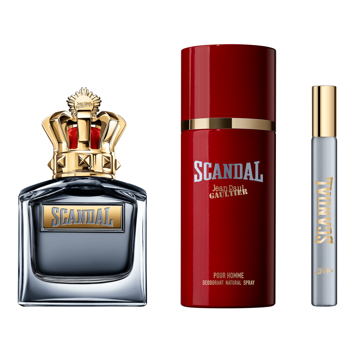 Jean Paul Gaultier Scandal Gift Set EDT 100ml + 10ml + Deodorant Spray 150ml - Image 1