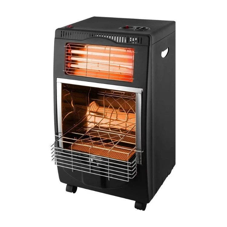 Wave Gas & Electric Heater Black